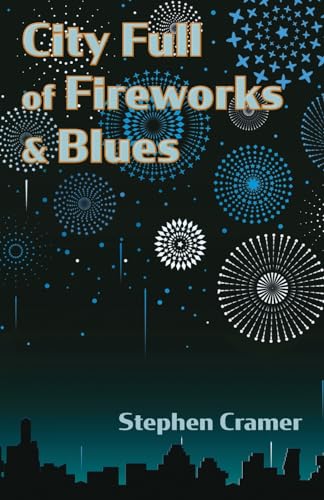 City Full of Fireworks and Blues von Shanti Arts LLC