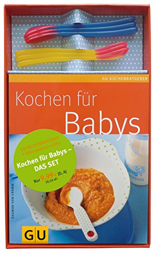 Kochen für Babys - das Set: Küchenratgeber Kochen für Babys plus sechs Wärmesensor-Löffel (GU Kochen Plus)