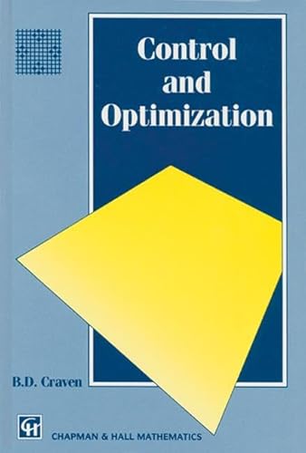 Control and Optimization (Chapman and Hall Mathematics Series, Band 16)