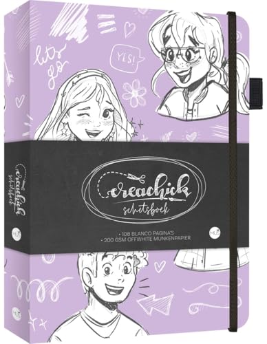 CreaChick Schetsboek Lilac CreaChick Schetsboek Lilac von BBNC Uitgevers