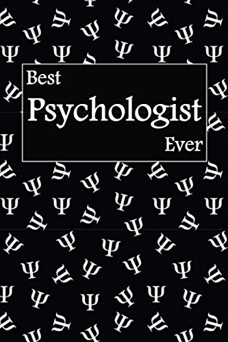 Best Psychologist Ever: gift for psychologist, Psi symbol background, lined journal, blank notebook, 6"x 9", 100 pages for writing notes, decorated interior von Independently published