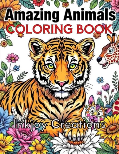 Amazing Animals Coloring Book: 45 Pages of Coloring Fun for Adults or Anybody who Need a little Relaxation and Stress Relief in their life! von Independently published
