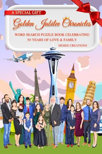 50 Years of Love: A Golden Anniversary Word Search Puzzle Book: Celebrating Milestones, Memories, and Moments from Five Decades of Wedded Bliss von Independently published