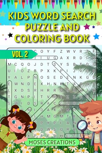 Color, Solve, and Discover: 50 Word Search Puzzles for Young Minds, Vol. 2: A Creative Way to Enhance Vocabulary and Focus While Having Fun! von Independently published