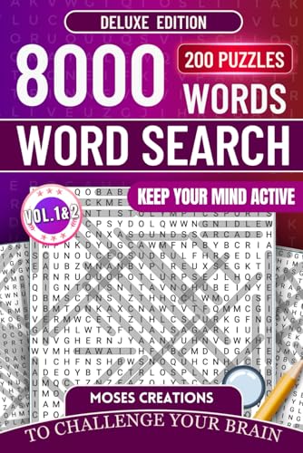 Deluxe Word Search Puzzle Collection: A Brain-Boosting Puzzle Book Packed with Fun Facts and Engaging Challenges von Independently published
