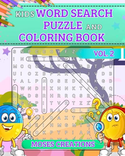 Puzzle & Color Adventure: 50 Engaging Word Search Puzzles for Kids, Vol. 2: Perfect for Boosting Vocabulary and Creativity in Young Minds von Independently published