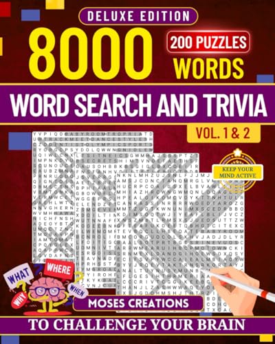 Special Edition Word Search Puzzle with Trivia (Volumes 1 & 2) von Independently published