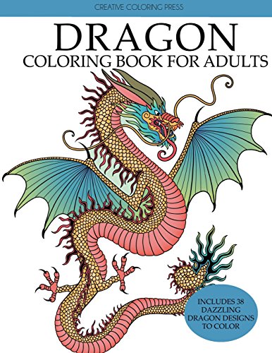 Dragon Coloring Book for Adults (Adult Coloring Books)