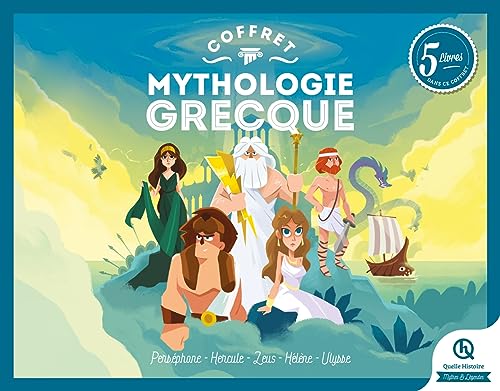Coffret mythologie grecque: Perséphone - Hercule - Zeus - Hélène - Ulysse