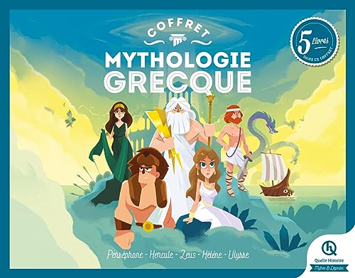 Coffret mythologie grecque: Perséphone - Hercule - Zeus - Hélène - Ulysse Coffret mythologie grecque: Perséphone - Hercule - Zeus - Hélène - Ulysse