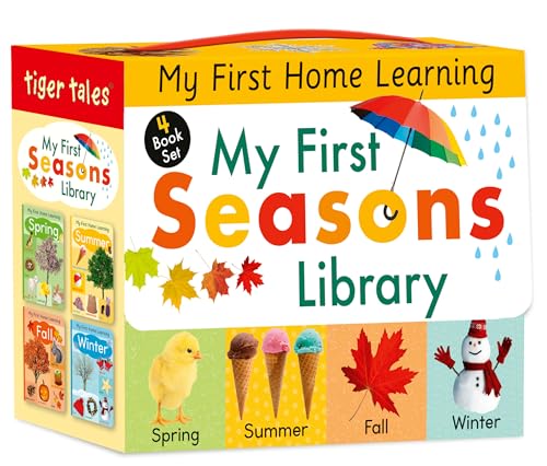 My First Seasons Library 4-Book Boxed Set: Celebrate Spring, Summer, Fall, and Winter! (My First Home Learning) von Tiger Tales