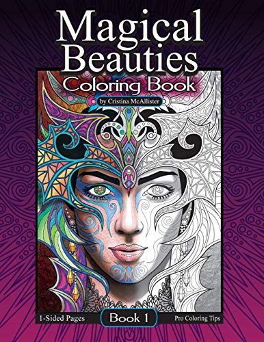 Magical Beauties Coloring Book: Book 1