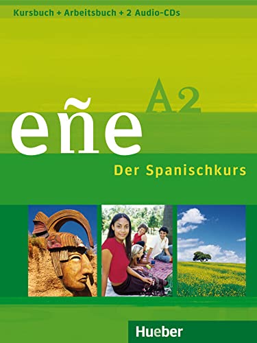 eñe A2: Der Spanischkurs / Kursbuch + Arbeitsbuch + 2 Audio-CDs