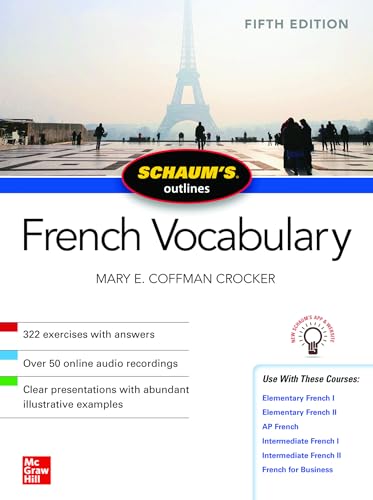 Schaum's Outline French Vocabulary (Schaum's Outlines) von McGraw-Hill Education