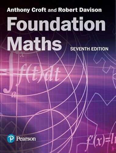 Foundation Maths: with MyMathLab 7th edition, m. 1 Beilage, m. 1 Online-Zugang von Pearson