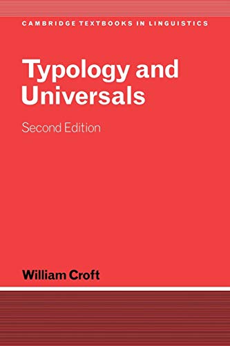 Typology and Universals (Cambridge Textbooks in Linguistics) von Cambridge University Press