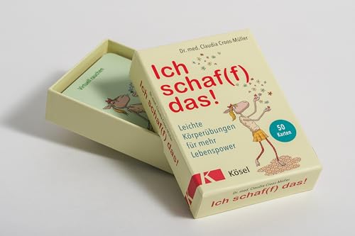 Ich schaf(f) das!: Leichte Körperübungen für mehr Lebenspower. 50 Karten - Mit Stülpdeckelschachtel und Booklet (Claudia Croos-Müller, Band 8) von Ksel-Verlag