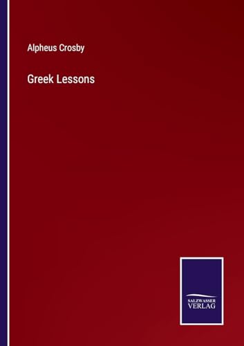 Greek Lessons von Salzwasser Verlag