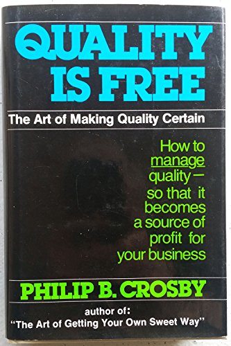 Quality Is Free: The Art of Making Quality Certain