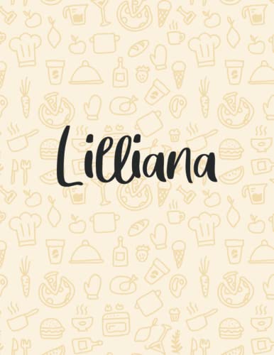 Lilliana: Weekly Menu Planner & Grocery ListMeal Planner Notebook Weight Loss Planner