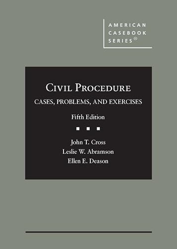 Civil Procedure: Cases, Problems, and Exercises (American Casebook Series) von West Academic Press