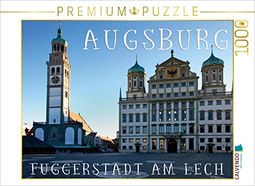 CALVENDO Puzzle Augsburger Rathaus 1000 Teile Lege-Größe 64 x 48 cm Foto-Puzzle Bild von Martina Cross Cross, Martina