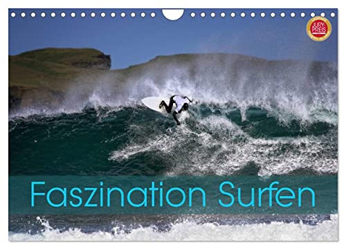 Faszination Surfen (Wandkalender 2025 DIN A4 quer), CALVENDO Monatskalender von CALVENDO