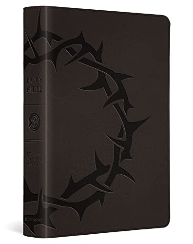 ESV Large Print Compact Bible (Trutone, Charcoal, Crown Design): English Standard Version, Trutone, Charcoal, Crown Design
