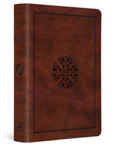 ESV Large Print Compact Bible: English Standard Version Compact, Trutone Brown, Mosaic Cross ESV Large Print Compact Bible: English Standard Version Compact, Trutone Brown, Mosaic Cross von Crossway Books