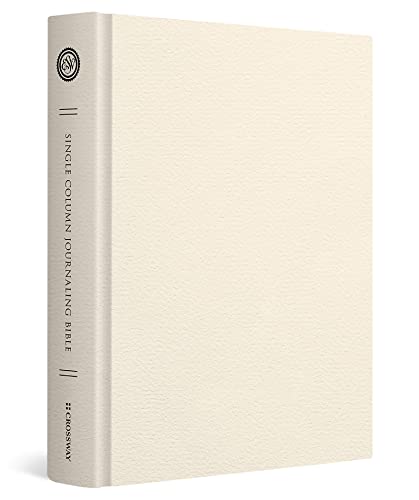 ESV Single Column Journaling Bible (Customizable Cover): English Standard Version, Single Column Journaling, Customizable Cover
