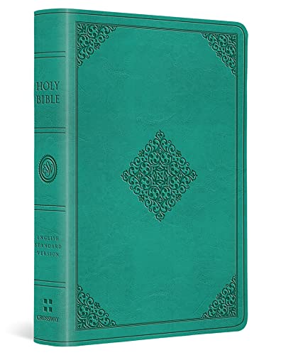 ESV Value Large Print Compact Bible: English Standard Verson Value, Teal, Trutone, Ornament Design von Crossway Books