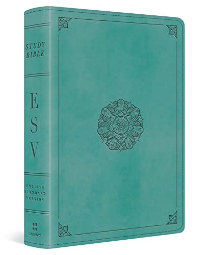 Holy Bible: English Standard Version, Trutone, Turquoise, Emblem, Personal Size Holy Bible: English Standard Version, Trutone, Turquoise, Emblem, Personal Size