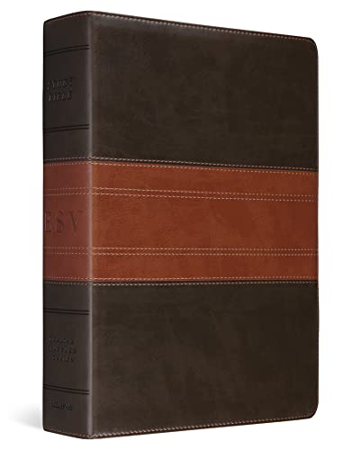 The ESV Study Bible: English Standard Version,Trutone, Forest/tan, Trail Design, Study
