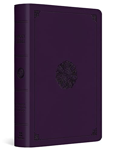 ESV Large Print Bible: English Standard Version Large Print Bible, Trutone, Lavender, Emblem Design