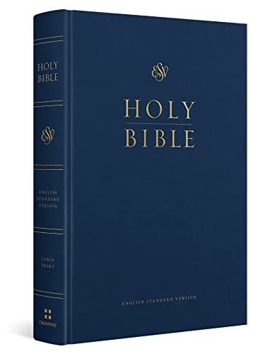 ESV Pew and Worship Bible, Large Print: English Standard Version, Blue, Pew and Worship Bible