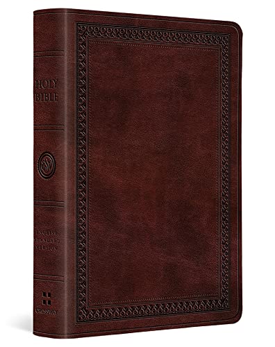 ESV Value Large Print Compact Bible: English Standard Version, Mahogany, Trutone, Border, Value Bible