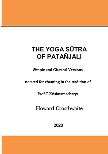 The Yoga Sutra of Patanjali: Notated for Chanting