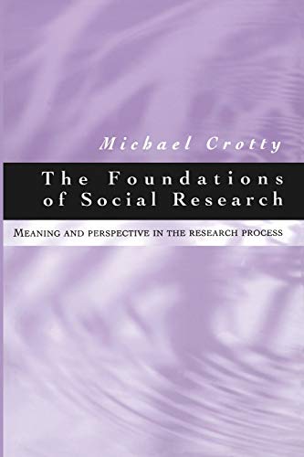 The Foundations of Social Research: Meaning and Perspective in the Research Process The Foundations of Social Research: Meaning and Perspective in the Research Process von Sage Publications