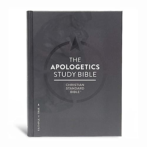 CSB Apologetics Study Bible, Hardcover: Black Letter, Defend Your Faith, Study Notes and Commentary, Ribbon Marker, Sewn Binding, Easy-To-Read Bible Serif Type CSB Apologetics Study Bible, Hardcover: Black Letter, Defend Your Faith, Study Notes and Commentary, Ribbon Marker, Sewn Binding, Easy-To-Read Bible Serif Type