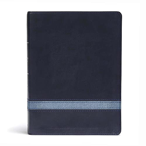 CSB Apologetics Study Bible, Navy Leathertouch: Black Letter, Defend Your Faith, Study Notes and Commentary, Ribbon Marker, Sewn Binding, Easy-To-Read Bible Serif Type CSB Apologetics Study Bible, Navy Leathertouch: Black Letter, Defend Your Faith, Study Notes and Commentary, Ribbon Marker, Sewn Binding, Easy-To-Read Bible Serif Type