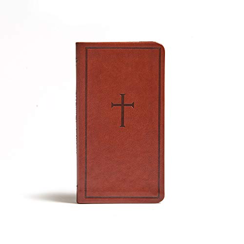 Holy Bible: Christian Standard Bible, Single-column New Testament, Brown Leathertouch