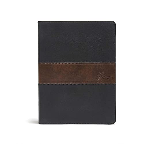 CSB Spurgeon Study Bible, Black/Brown Leathertouch(r): Study Notes, Quotes, Sermons Outlines, Easy-To-Read Font