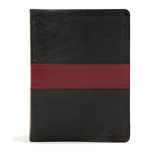 KJV Apologetics Study Bible, Black/Red Leathertouch Indexed von Holman Bibles