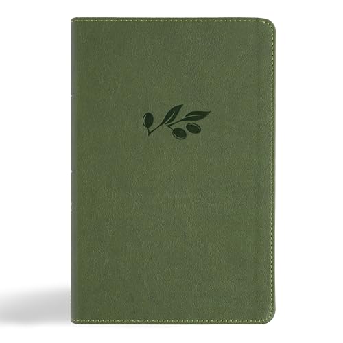 CSB Large Print Personal Size Reference Bible, Digital Study Edition, Olive Leathertouch CSB Large Print Personal Size Reference Bible, Digital Study Edition, Olive Leathertouch