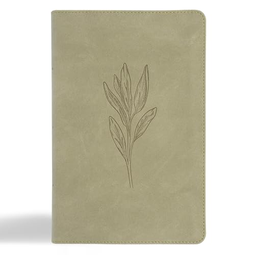 CSB Large Print Personal Size Reference Bible, Digital Study Edition, Sage Suedesoft Leathertouch CSB Large Print Personal Size Reference Bible, Digital Study Edition, Sage Suedesoft Leathertouch