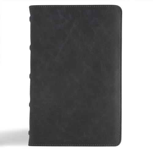 CSB Personal Size Bible, Holman Handcrafted Collection, Premium Marbled Slate Calfskin CSB Personal Size Bible, Holman Handcrafted Collection, Premium Marbled Slate Calfskin