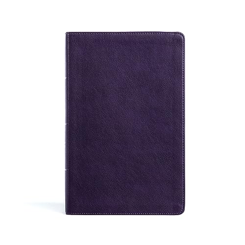 Holy Bible: Christian Standard Bible, Plum, Leathertouch, Single-Column Personal Size Bible von LifeWay Christian Resources