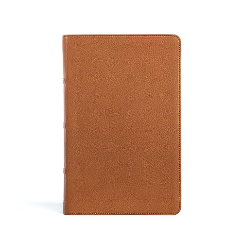 Holy Bible: Christian Standard Bible, Single-Column Personal Size Bible, Saddle, Genuine Leather Holy Bible: Christian Standard Bible, Single-Column Personal Size Bible, Saddle, Genuine Leather