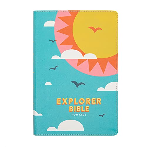 Holy Bible: Csb Explorer Bible for Kids, Hello Sunshine Leathertouch von LifeWay Christian Resources