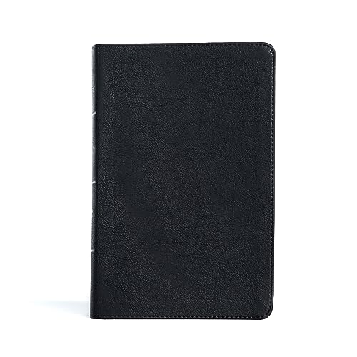 Holy Bible: Csb Personal Size Reference Bible, Black Leathertouch